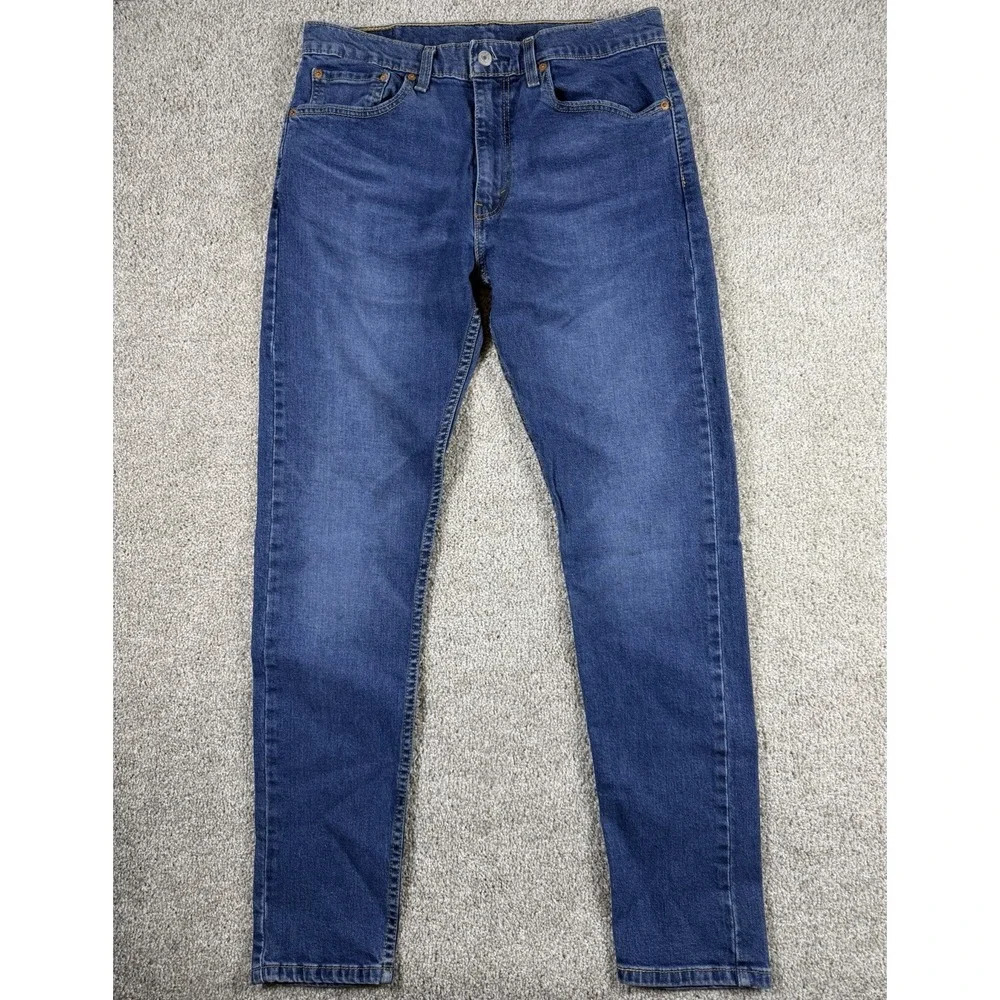 Levi's Men's 512 Slim Taper Fit Jeans Blue W34 L34 (Hecho en Egipto)